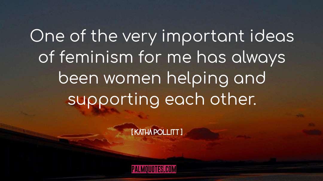 Waves Of Feminism quotes by Katha Pollitt