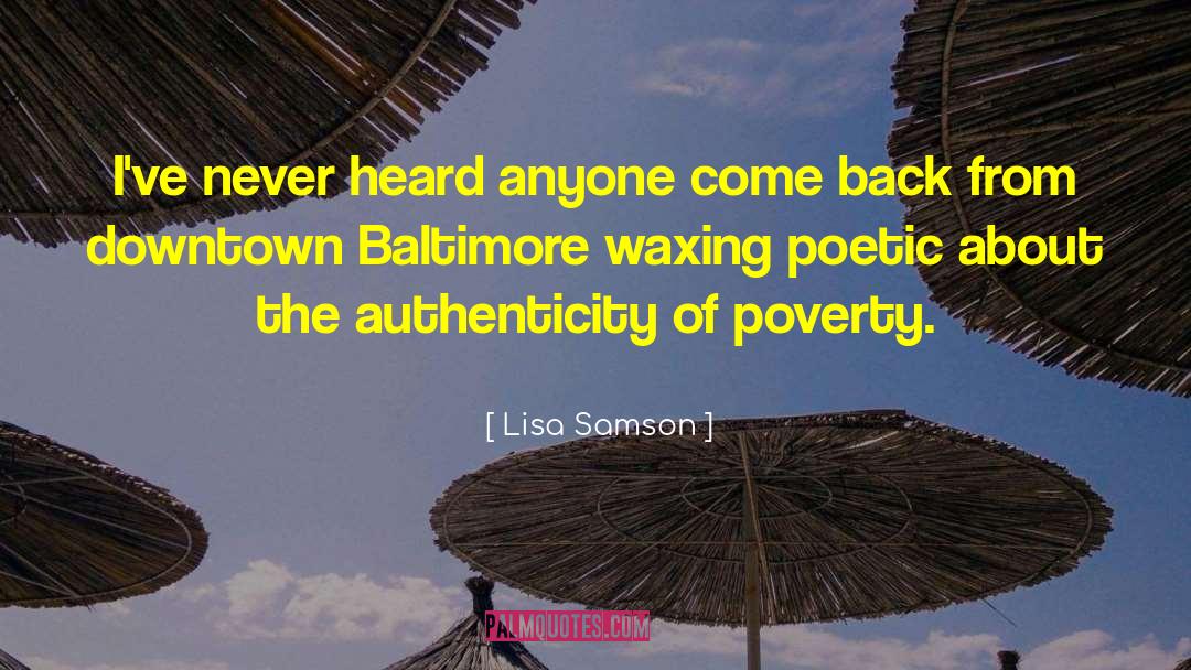 Waxing quotes by Lisa Samson