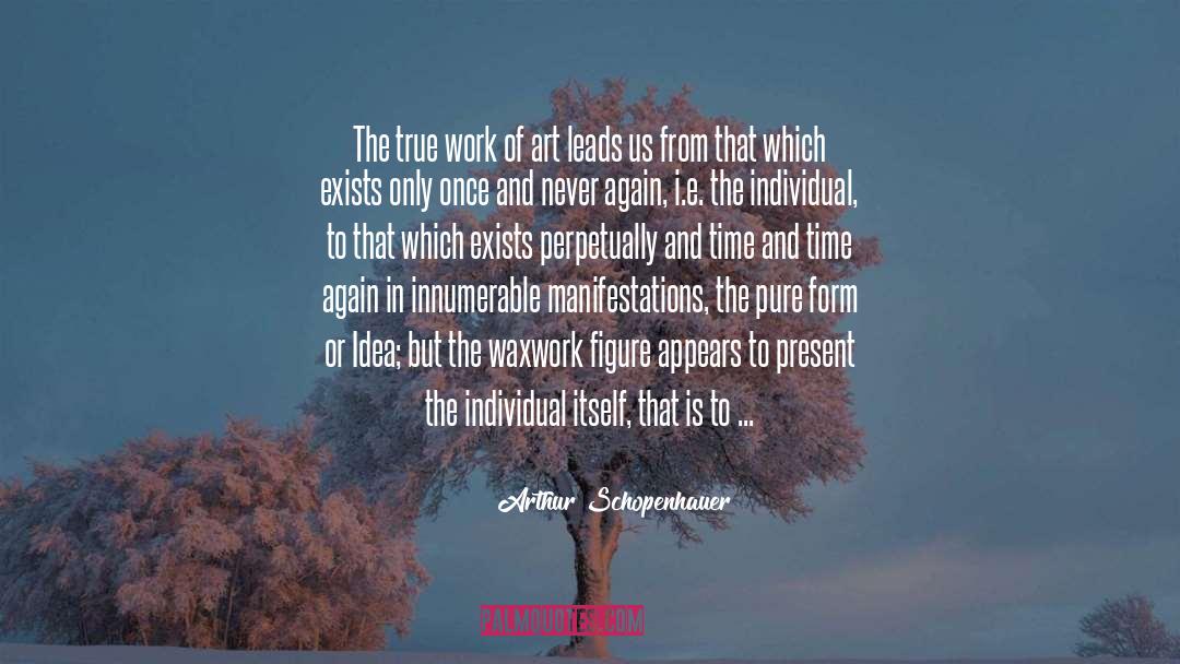 Waxwork quotes by Arthur Schopenhauer