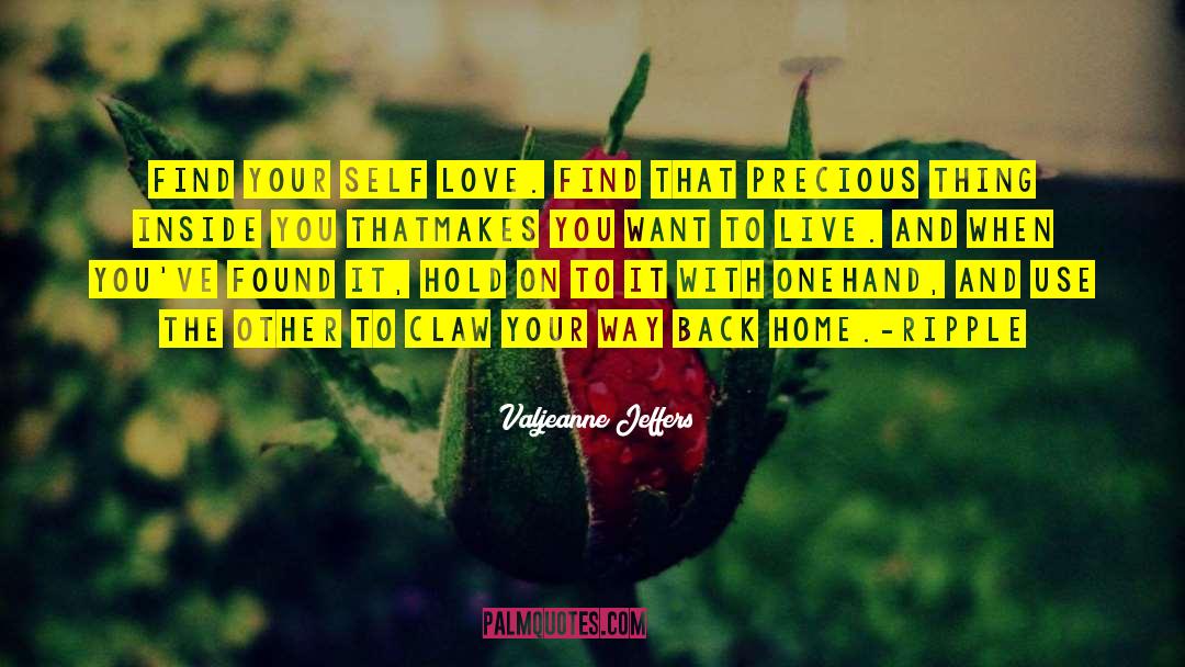 Way Back Home quotes by Valjeanne Jeffers