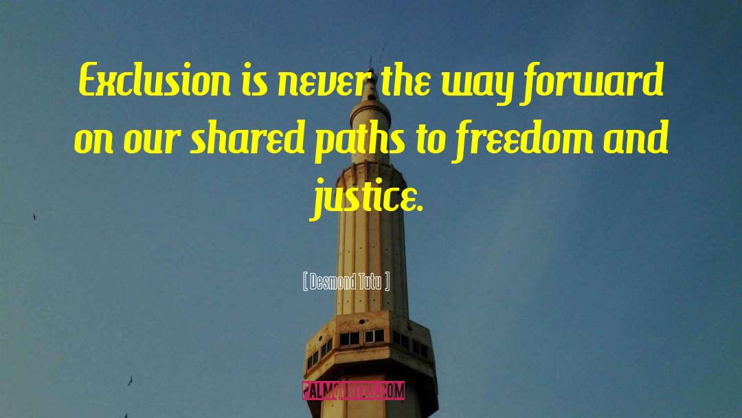 Way Forward quotes by Desmond Tutu