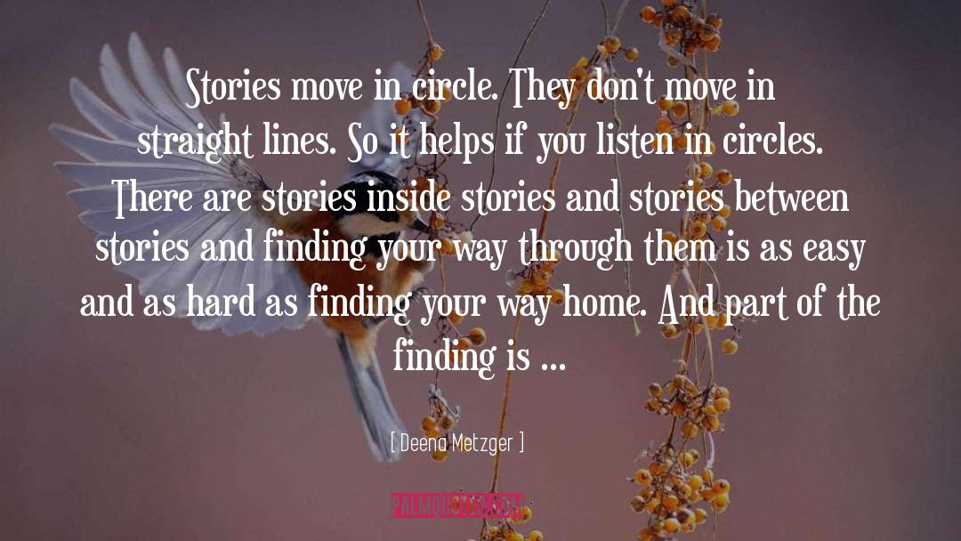 Way Home quotes by Deena Metzger