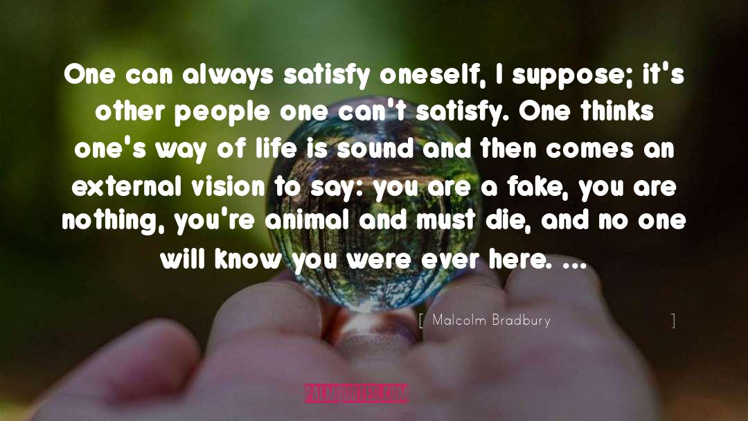 Way Of Life quotes by Malcolm Bradbury