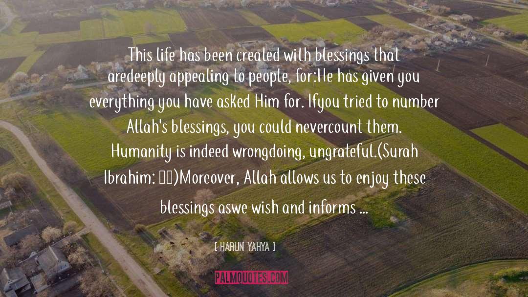Way To Allah quotes by Harun Yahya