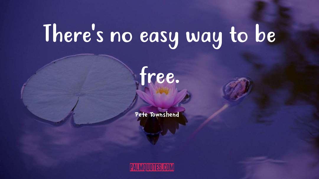Way To Be quotes by Pete Townshend