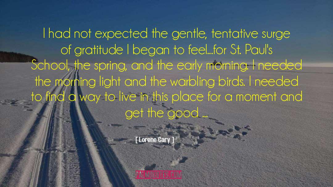 Way To Live quotes by Lorene Cary