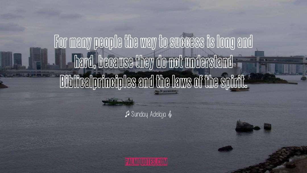 Way To Success quotes by Sunday Adelaja