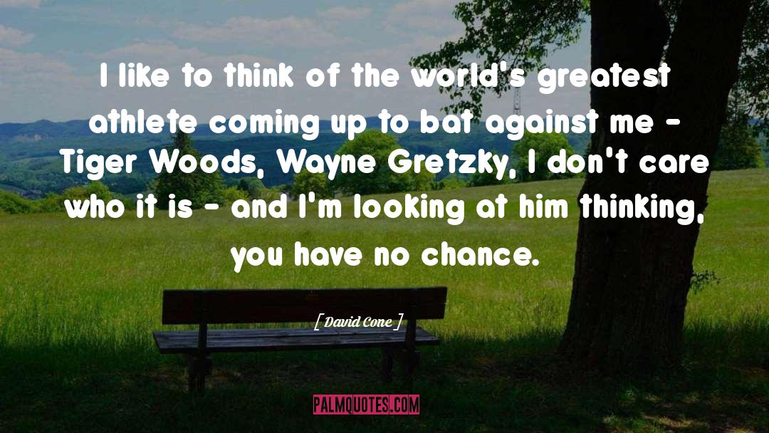 Wayne Gretzky quotes by David Cone