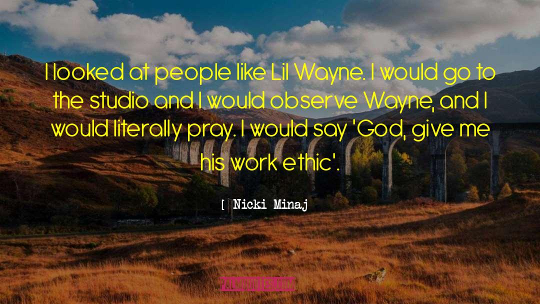 Wayne Lapierre quotes by Nicki Minaj