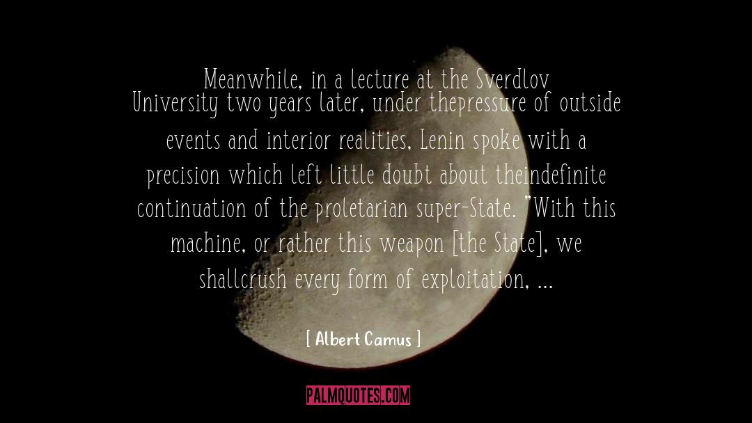 Wayne State University quotes by Albert Camus