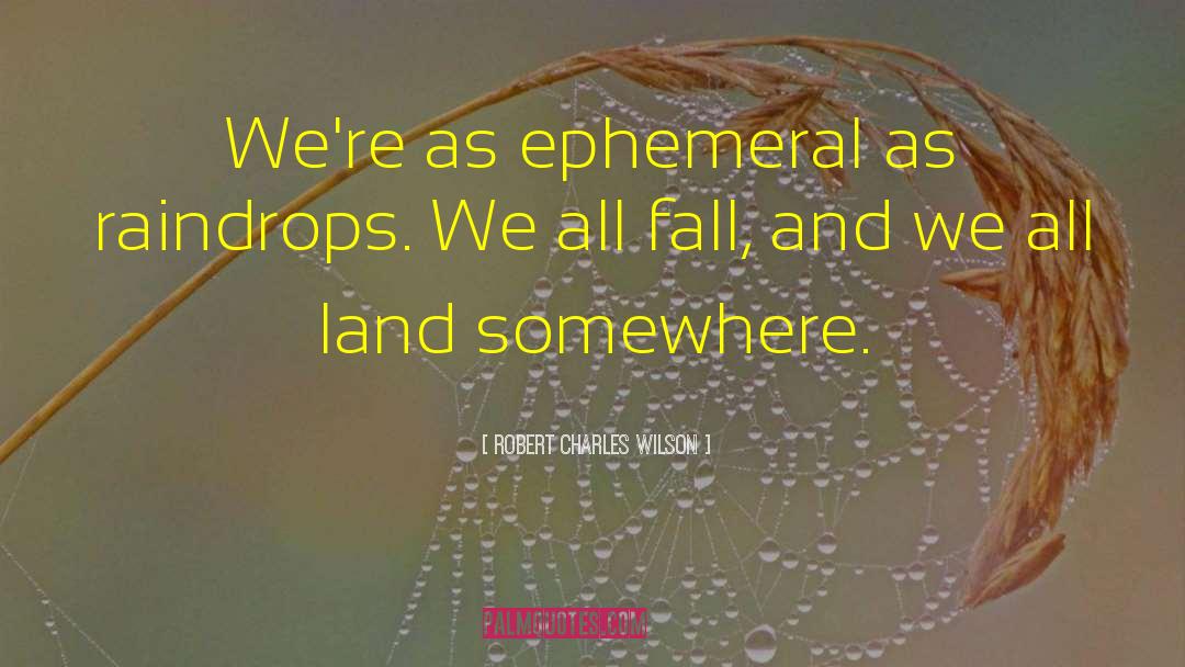 We All Fall quotes by Robert Charles Wilson