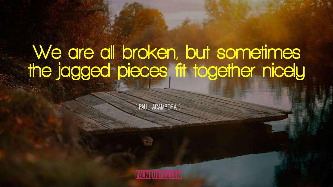 We Are All Broken quotes by Paul Acampora