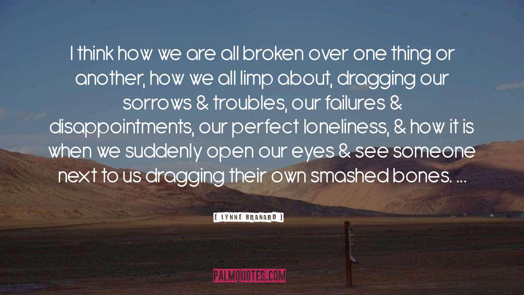 We Are All Broken quotes by Lynne Branard