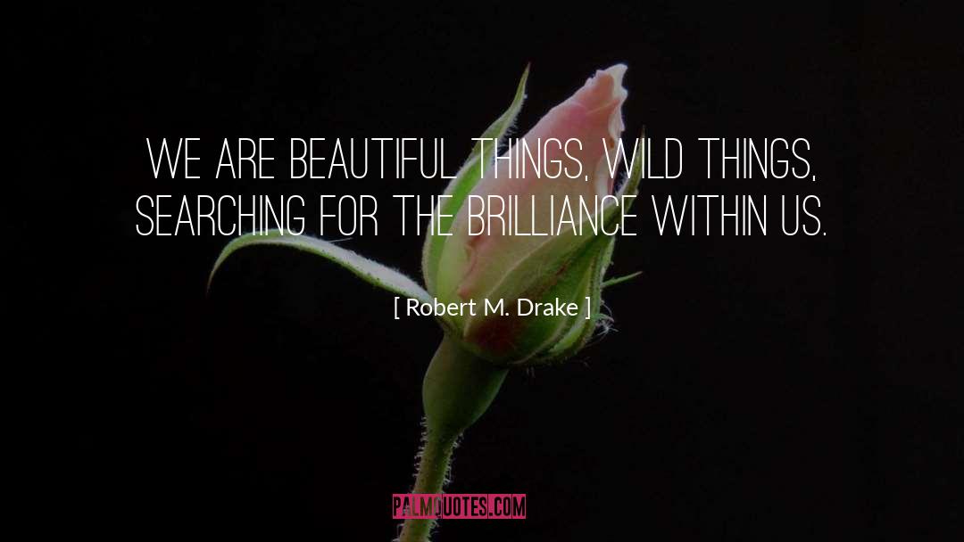 We Are Beautiful quotes by Robert M. Drake