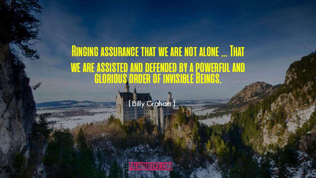 We Are Not Alone quotes by Billy Graham