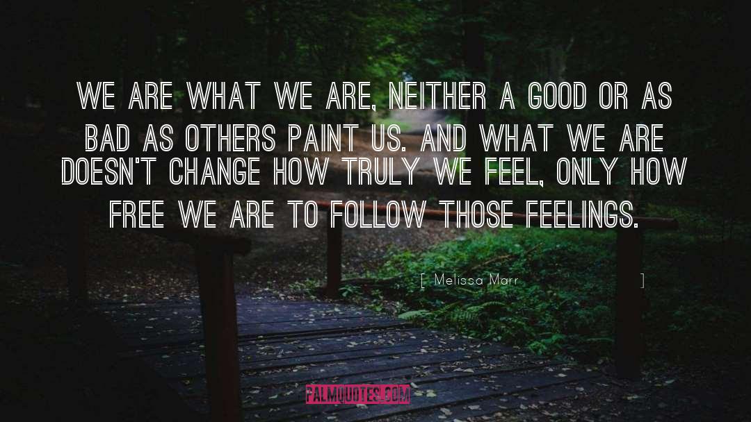 We Are What We Are quotes by Melissa Marr