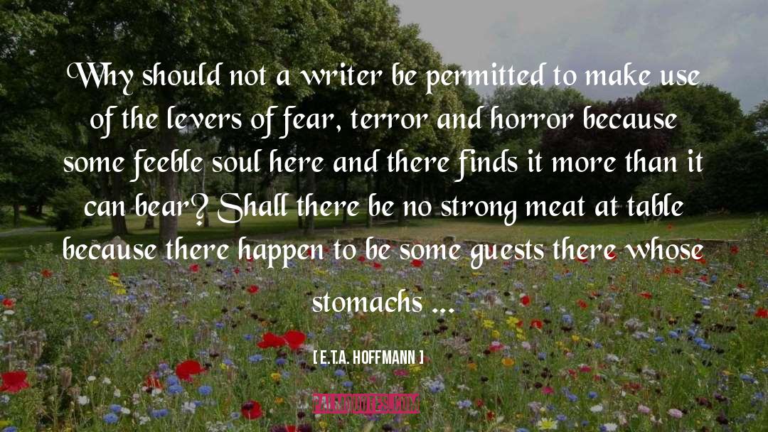 We Don T Have A Soul quotes by E.T.A. Hoffmann