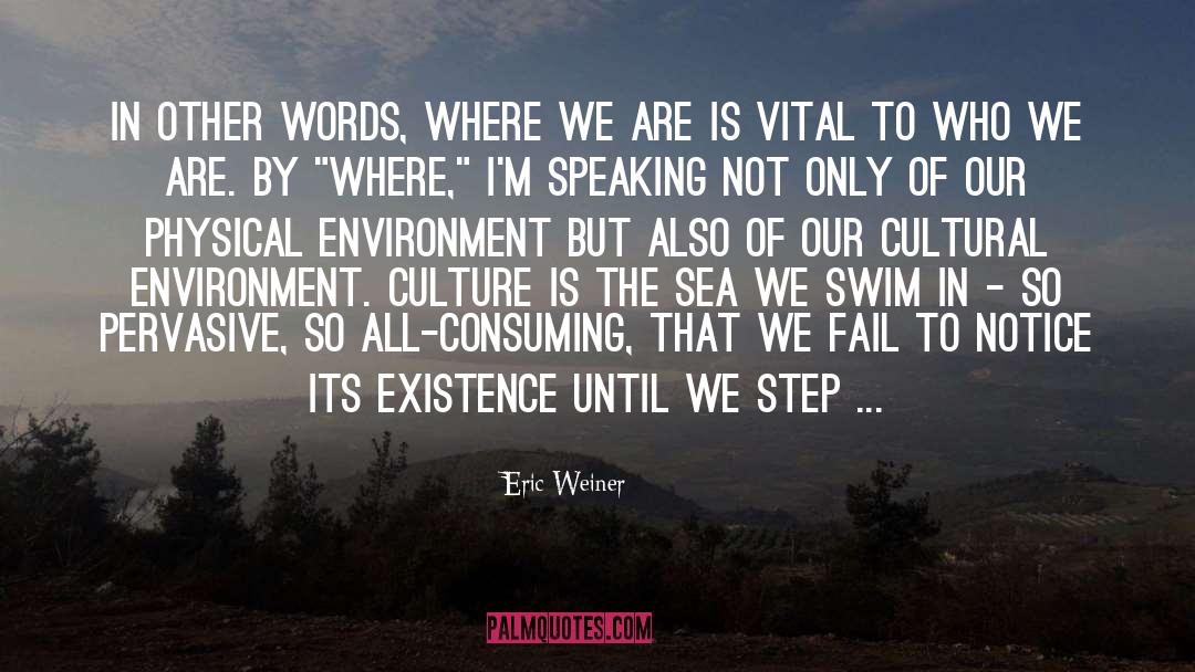 We Fail quotes by Eric Weiner