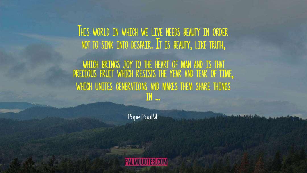 We Heart Sad quotes by Pope Paul VI