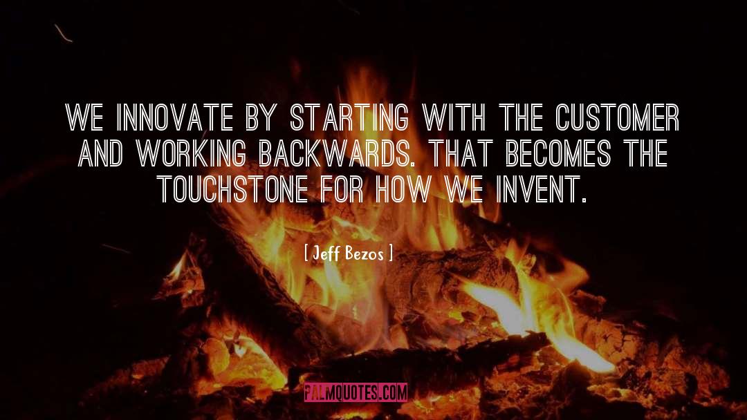 We Innovate quotes by Jeff Bezos