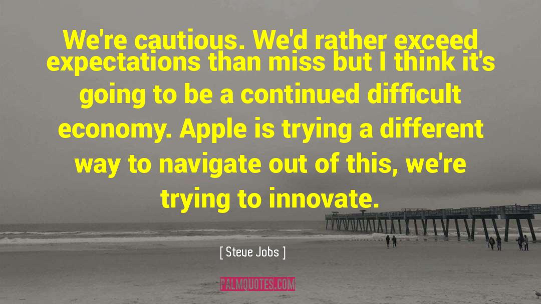 We Innovate quotes by Steve Jobs