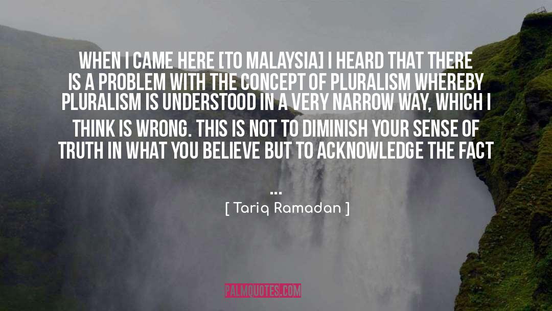 We Live In A World Where quotes by Tariq Ramadan