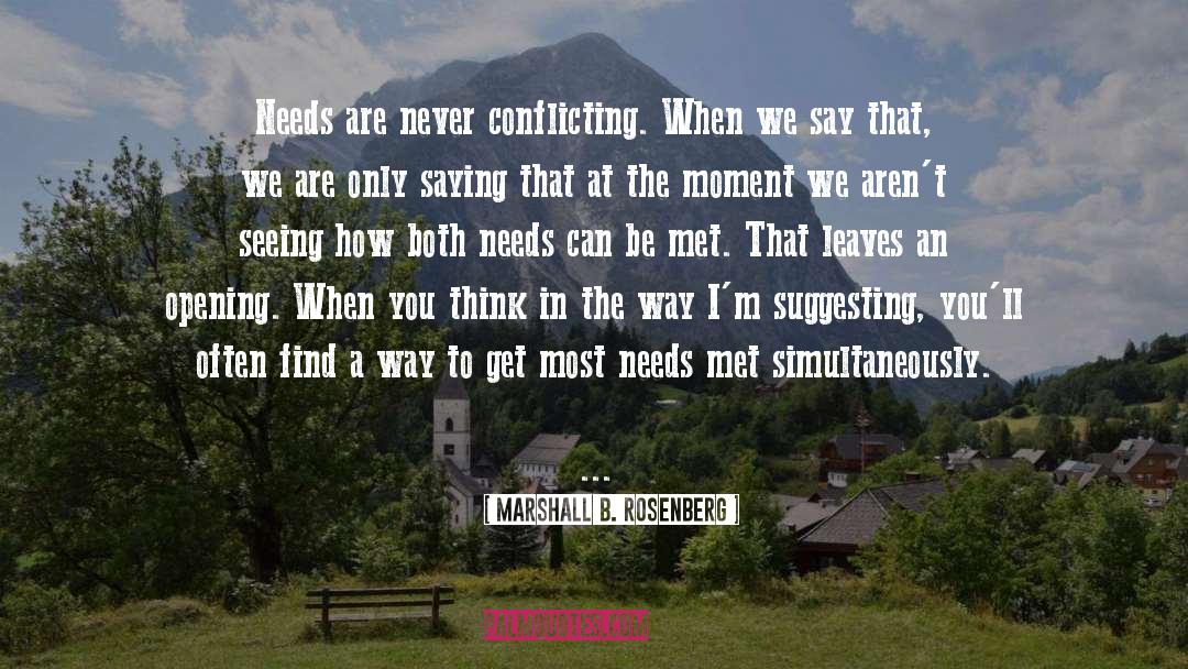 We Met A Stranger quotes by Marshall B. Rosenberg