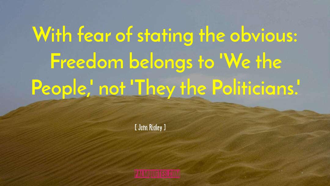 We The People quotes by John Ridley