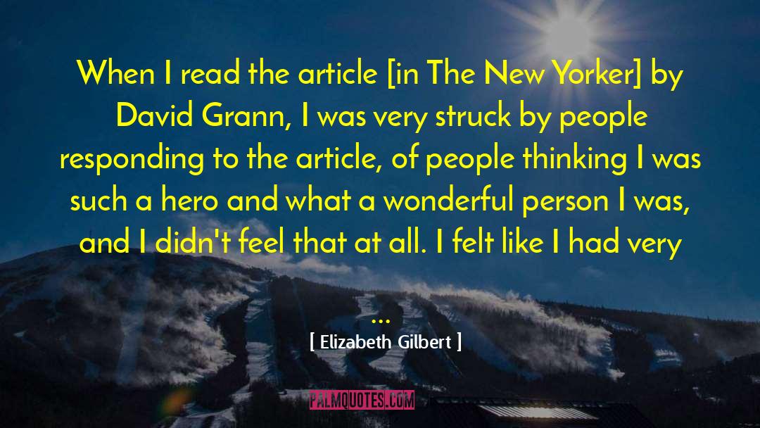 We The People quotes by Elizabeth Gilbert