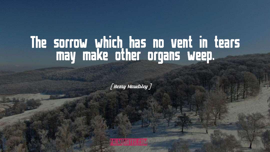 We Weep quotes by Henry Maudsley