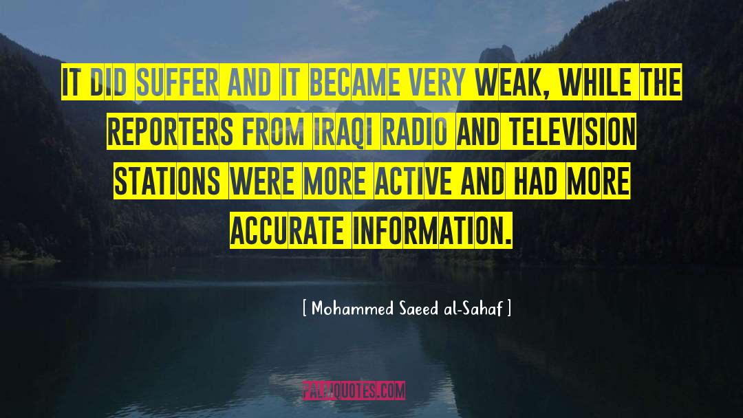 Weak Character quotes by Mohammed Saeed Al-Sahaf