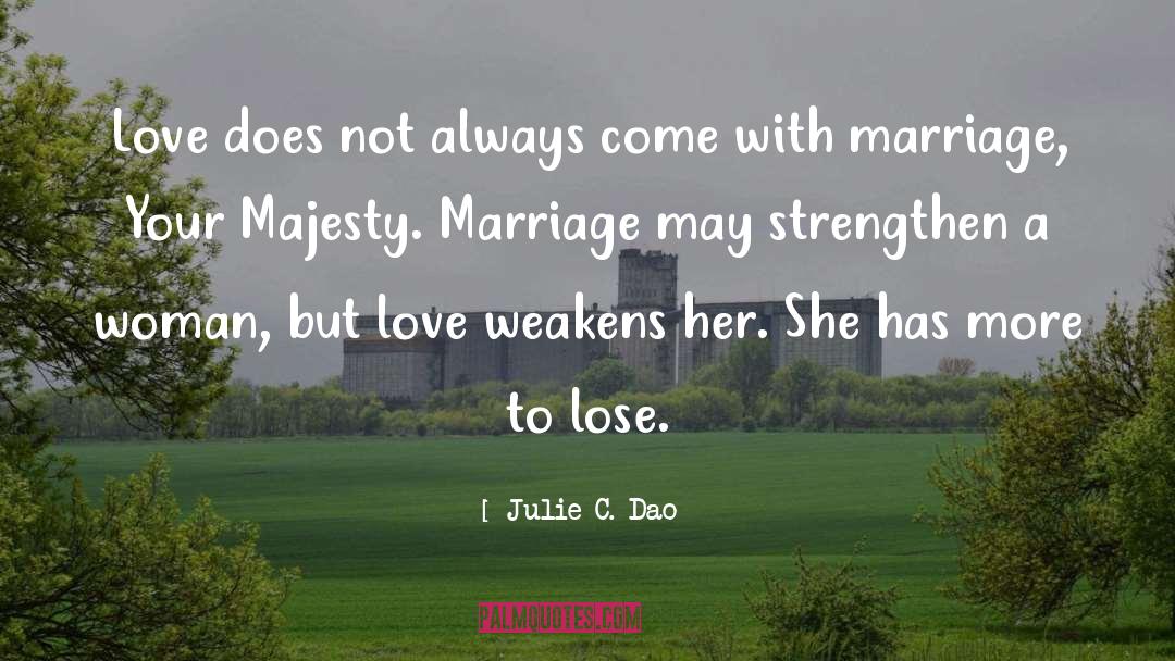 Weakens quotes by Julie C. Dao