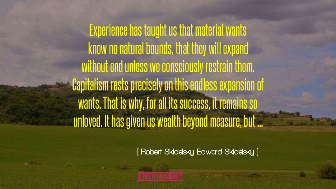 Wealth Accumulation quotes by Robert Skidelsky Edward Skidelsky