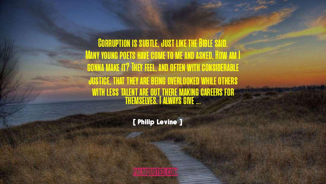 Wealth Corruption quotes by Philip Levine