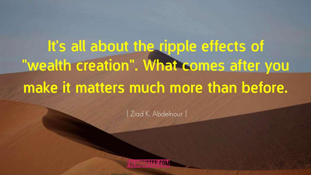 Wealth Creation quotes by Ziad K. Abdelnour