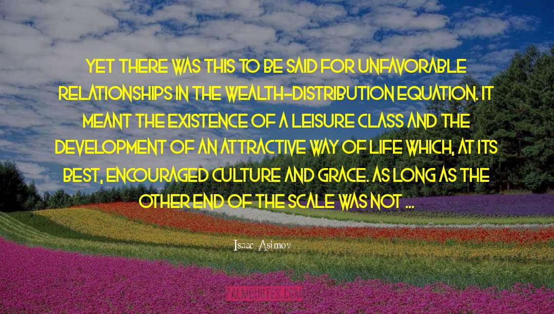 Wealth Distribution quotes by Isaac Asimov