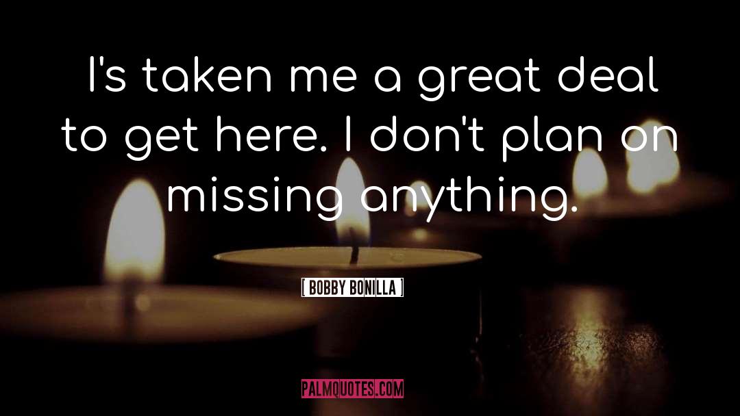 Wealth Plan quotes by Bobby Bonilla