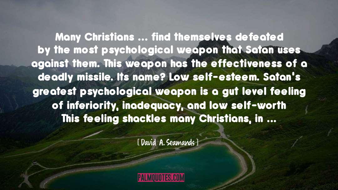 Weapon quotes by David A. Seamands