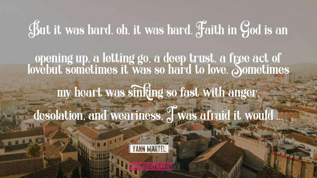 Weariness quotes by Yann Martel