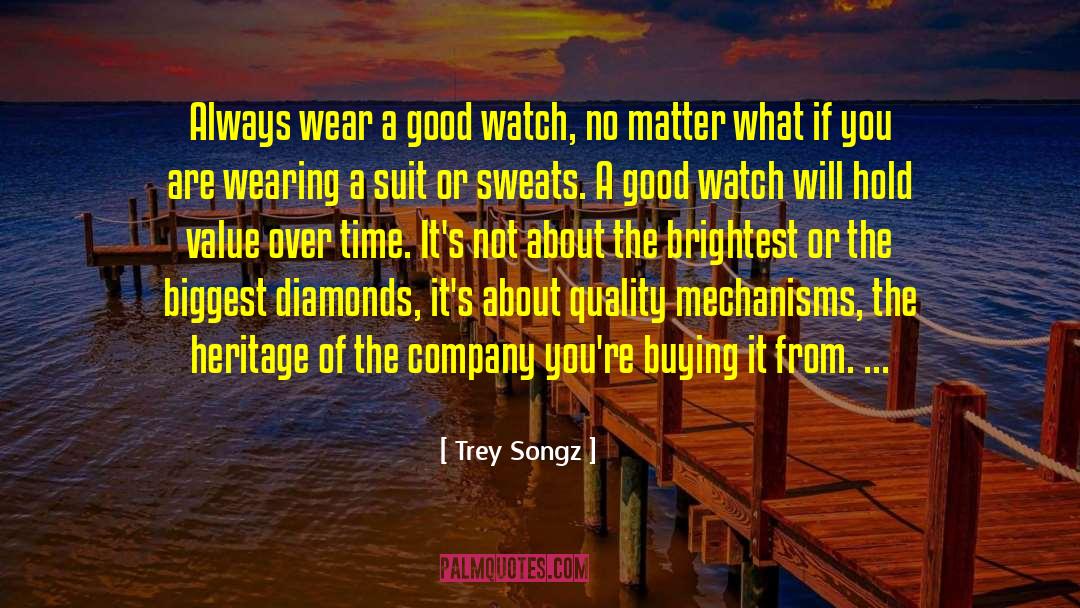Wearing A Suit quotes by Trey Songz
