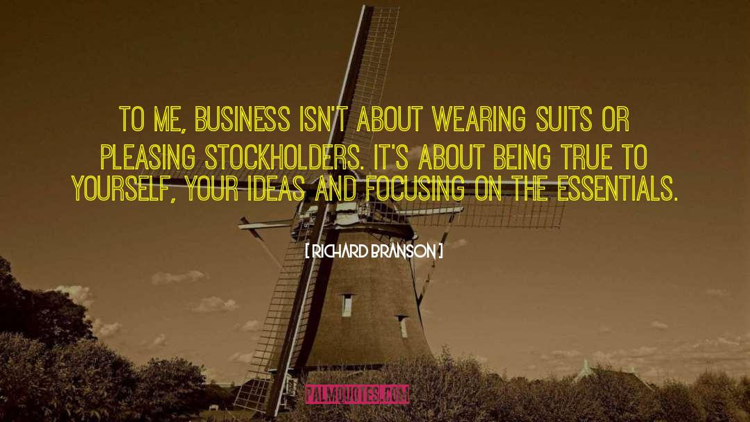 Wearing A Suit quotes by Richard Branson