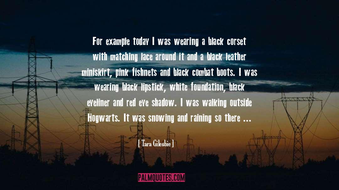 Wearing Black quotes by Tara Gilesbie