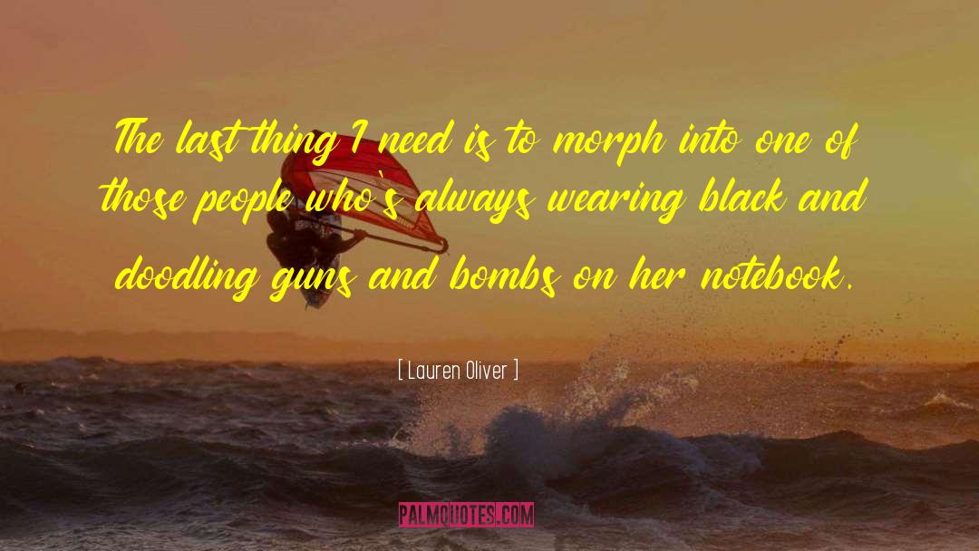 Wearing Black quotes by Lauren Oliver