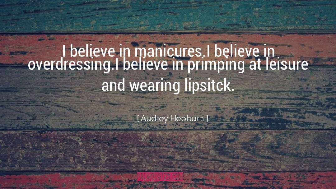 Wearing Pink quotes by Audrey Hepburn
