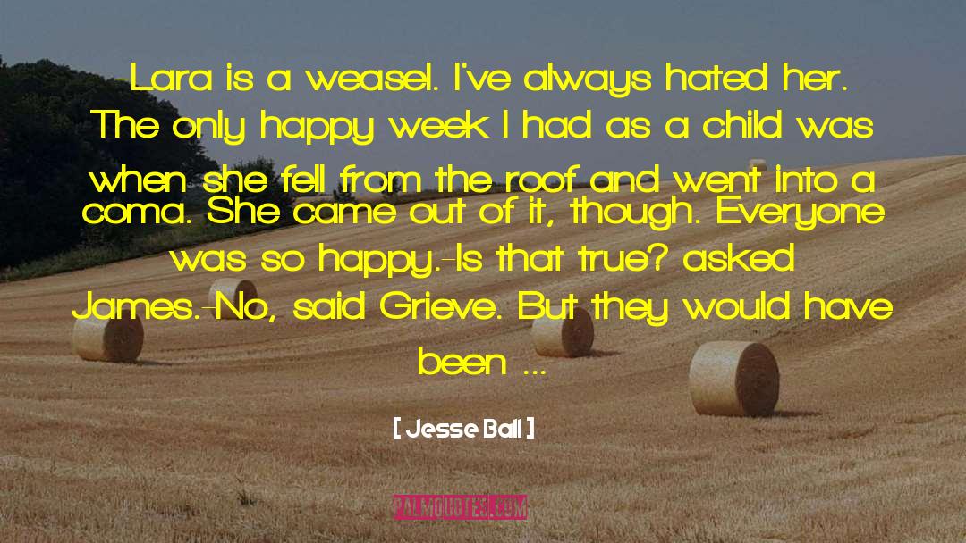 Weasel quotes by Jesse Ball