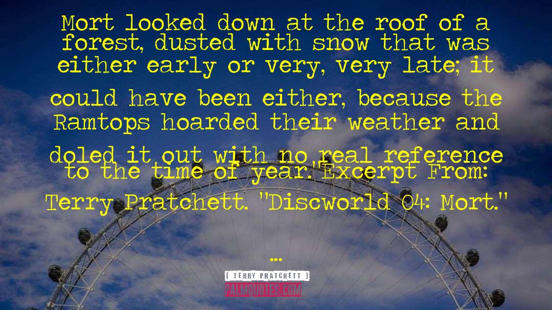Weather Forcast quotes by Terry Pratchett