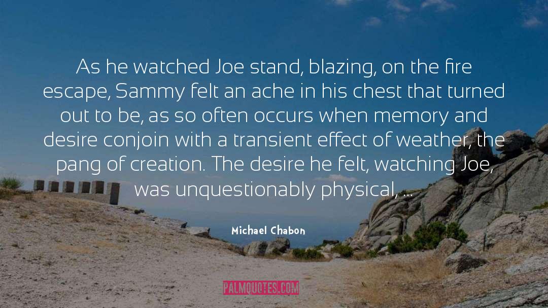 Weather Life Storms quotes by Michael Chabon