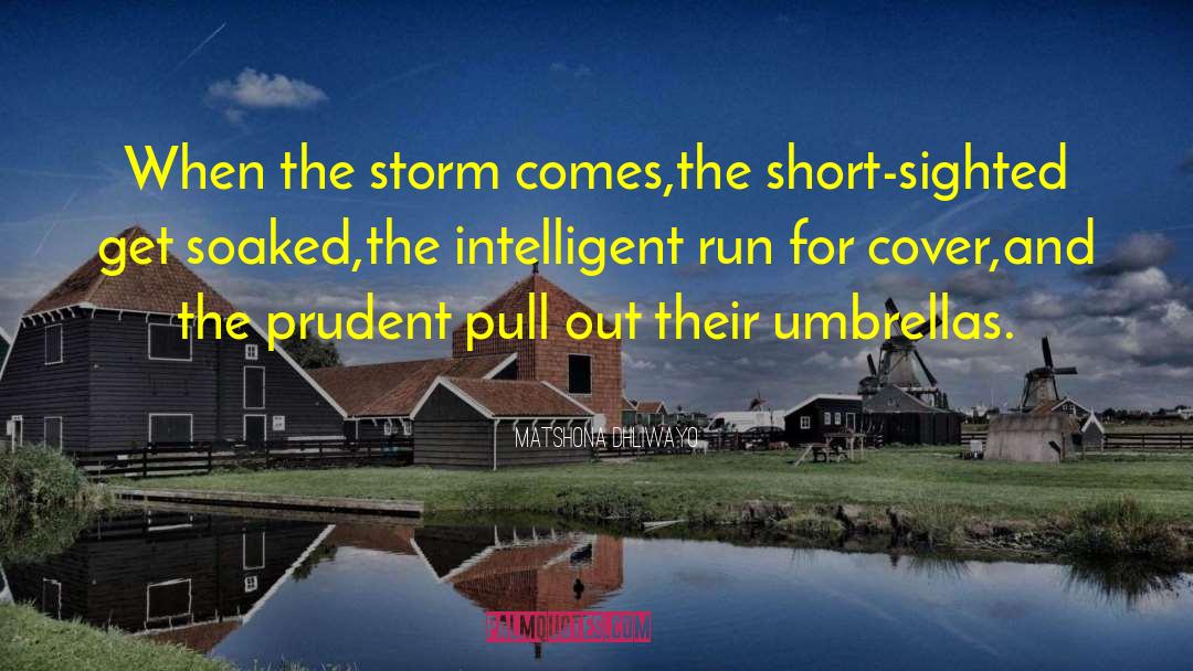 Weather Life Storms quotes by Matshona Dhliwayo