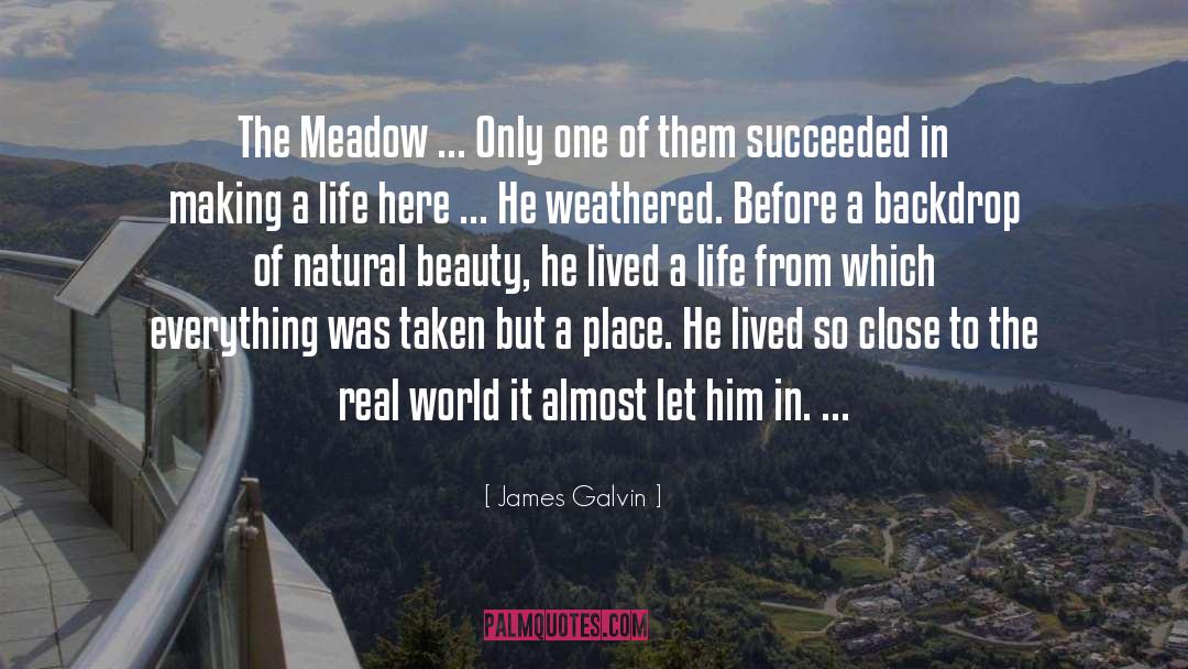 Weathered quotes by James Galvin