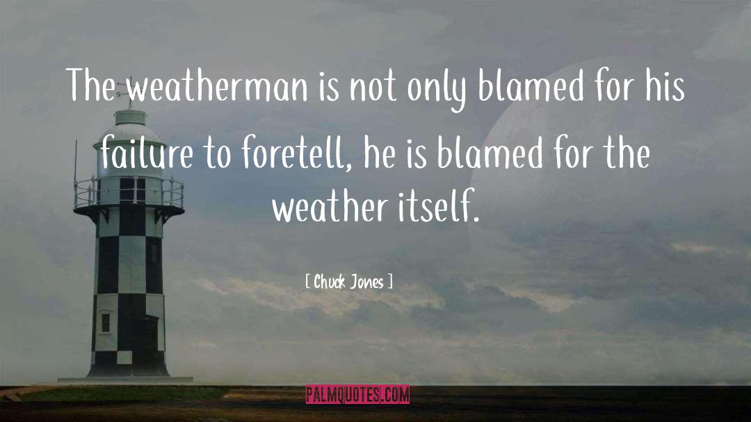 Weatherman quotes by Chuck Jones